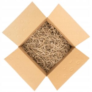 Wypełniacz papierowy Zig-Zag EKO 1 kg | Brązowy | Do paczek i prezentów